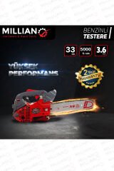 6.2 Hp Mini Benzinli Testere Ağaç Odun Dal Budama Ve Kesme Testeresi Hızar Motoru + 1 Yedek Zincir