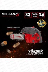 6.2 Hp Mini Benzinli Testere Ağaç Odun Dal Budama Ve Kesme Testeresi Hızar Motoru + 1 Yedek Zincir